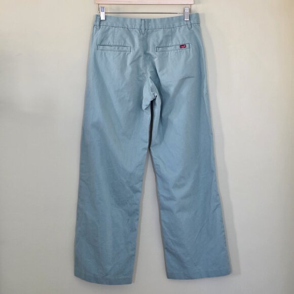 Levi's Baggy Trousers Womens28 Minty Green Wide Leg Casual Modern Loose Fit Boho - Picture 2 of 16